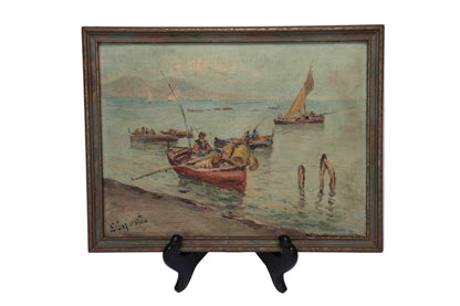 Impressionist Oil on Canvas Signed