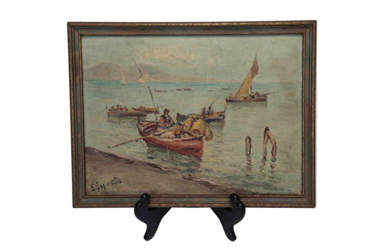 Impressionist Oil on Canvas Signed