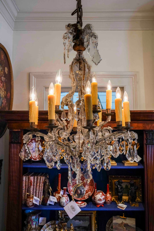 Italian 19th Century Beaded Chandelier