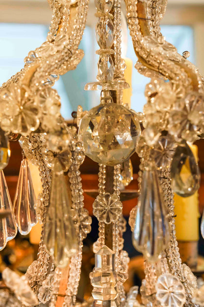 Italian 19th Century Beaded Chandelier
