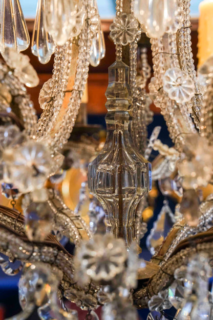 Italian 19th Century Beaded Chandelier