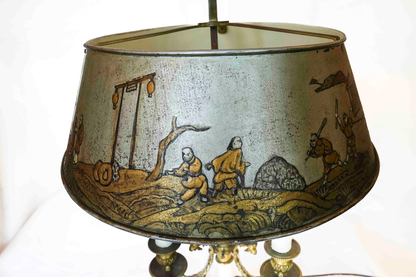 English Tole Bouillotte Lamp