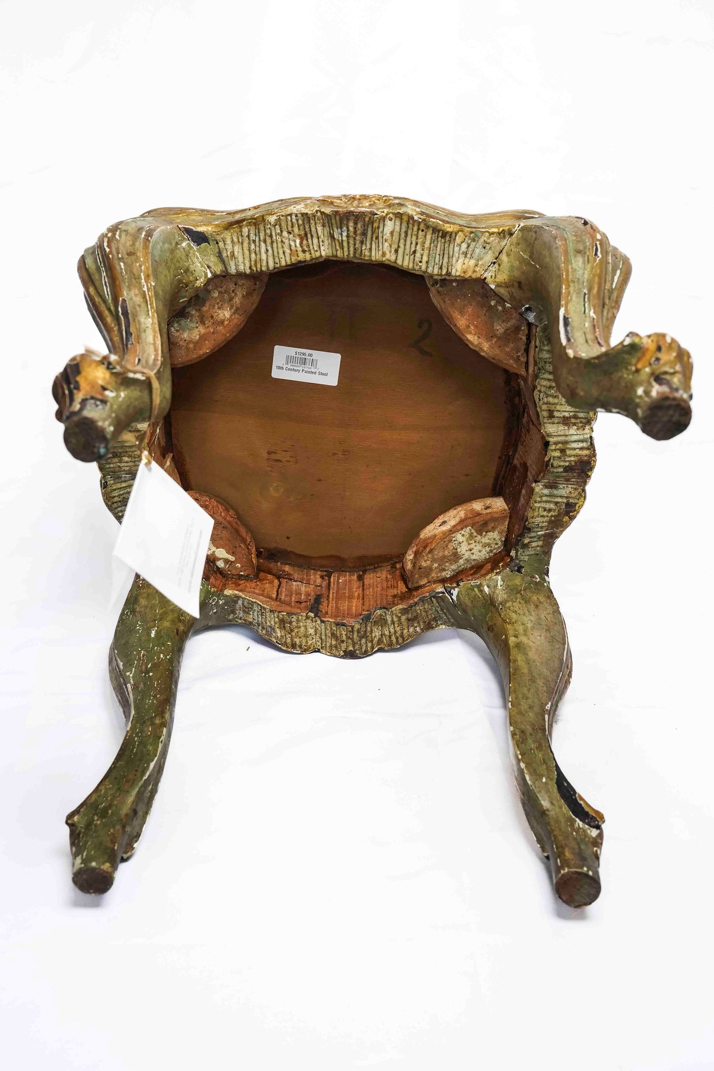 18th Century Painted Stool