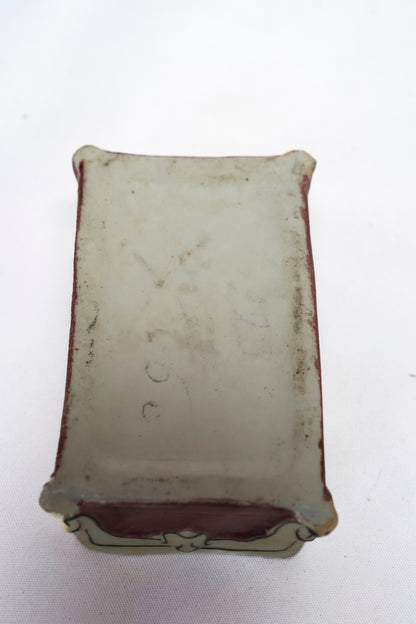 Italian Porcelain Box with Bulldog