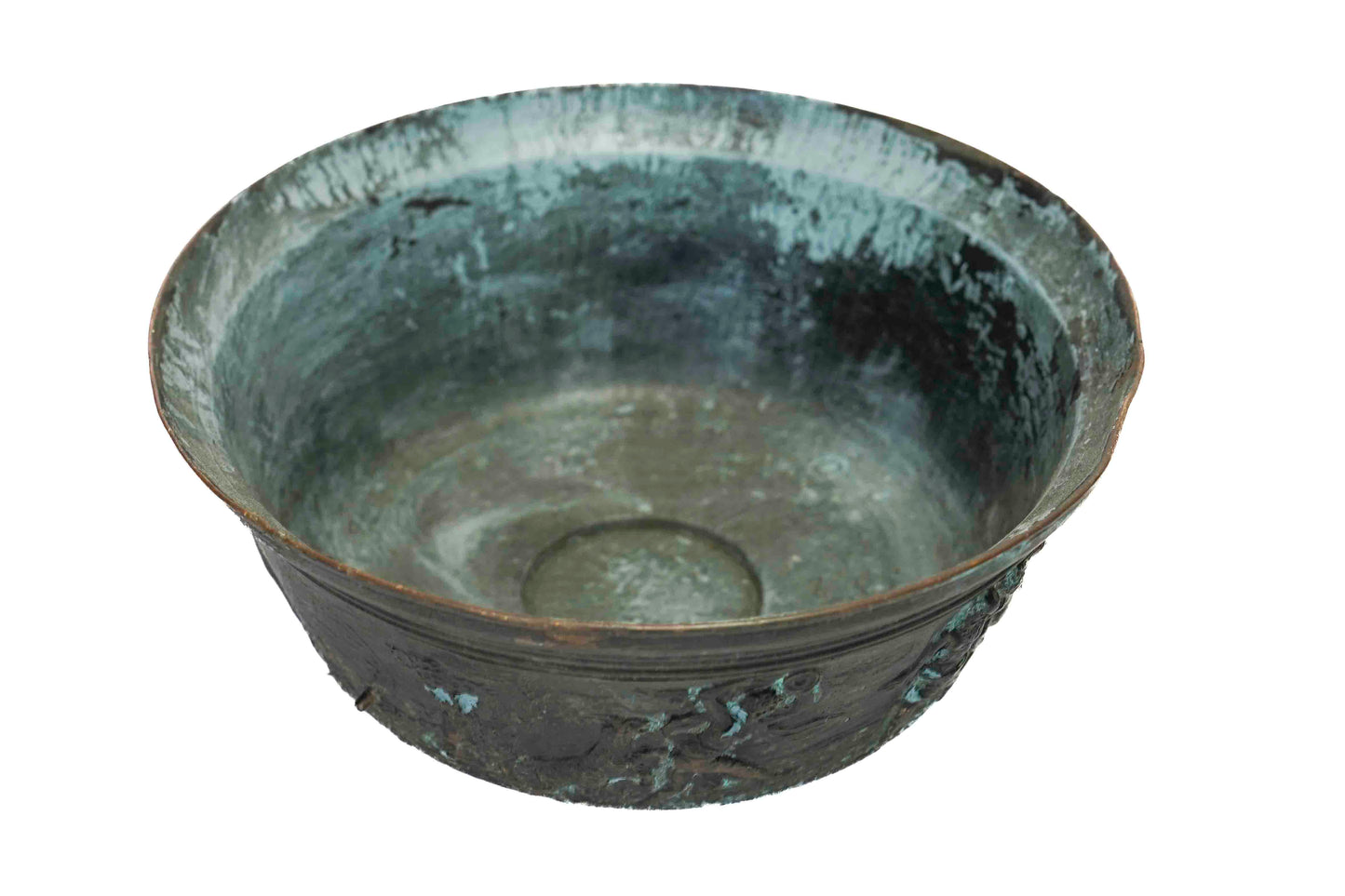 19th Century Bronze Silenus of Pompeii with Bowl