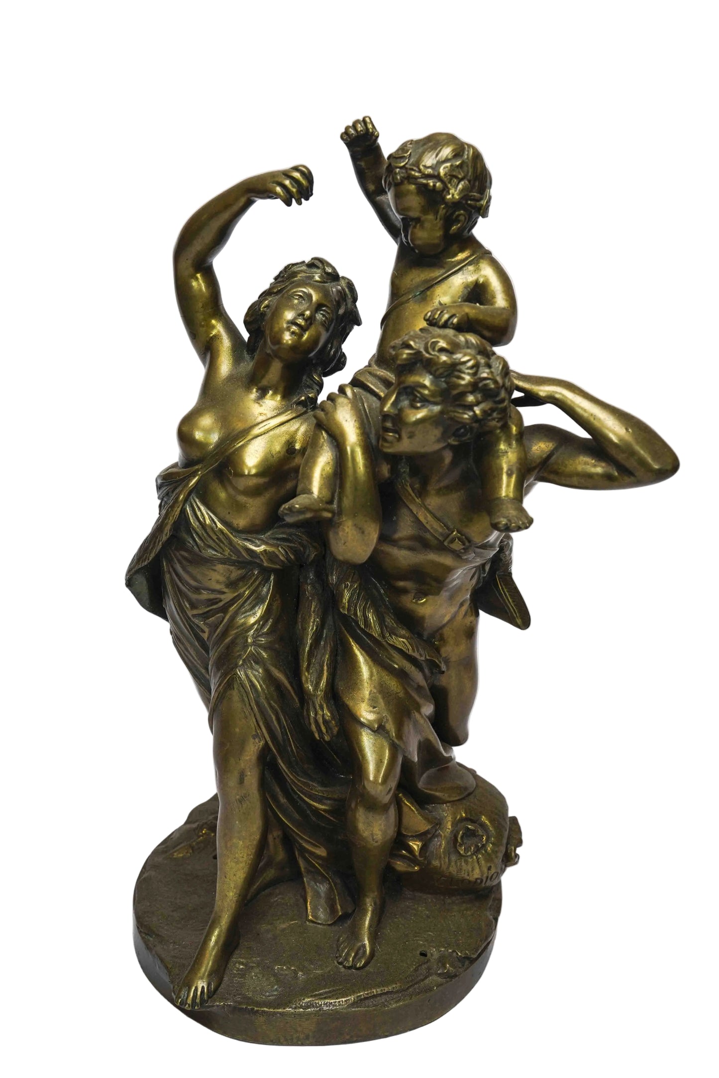 20th Century Bronze Sculpture of a Family