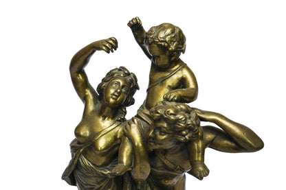20th Century Bronze Sculpture of a Family