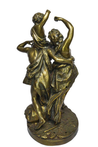 20th Century Bronze Sculpture of a Family