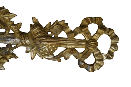 Italian Silver Gilt Mid Century Sconce