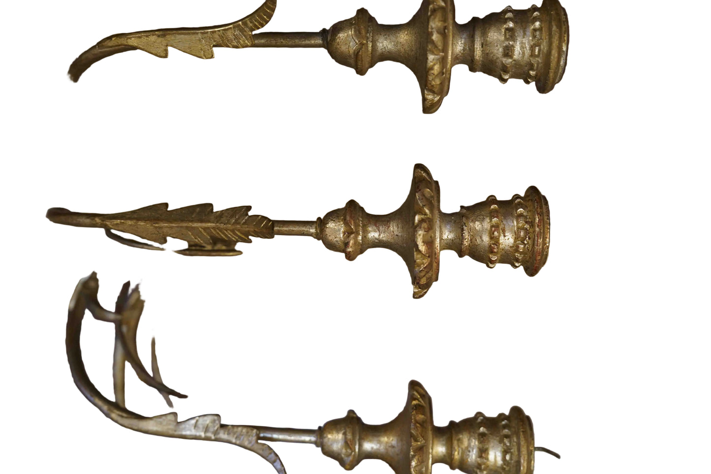Italian Silver Gilt Mid Century Sconce