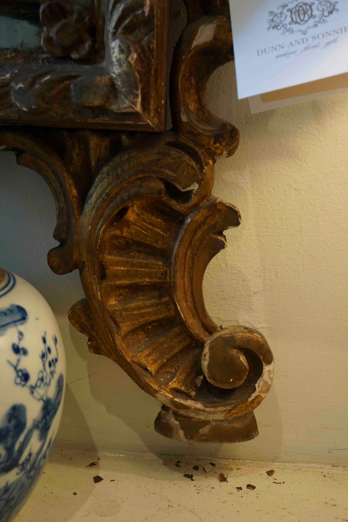 18th Century Italian Giltwood Mirror