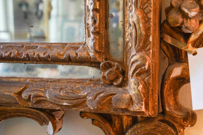 18th Century Italian Giltwood Mirror
