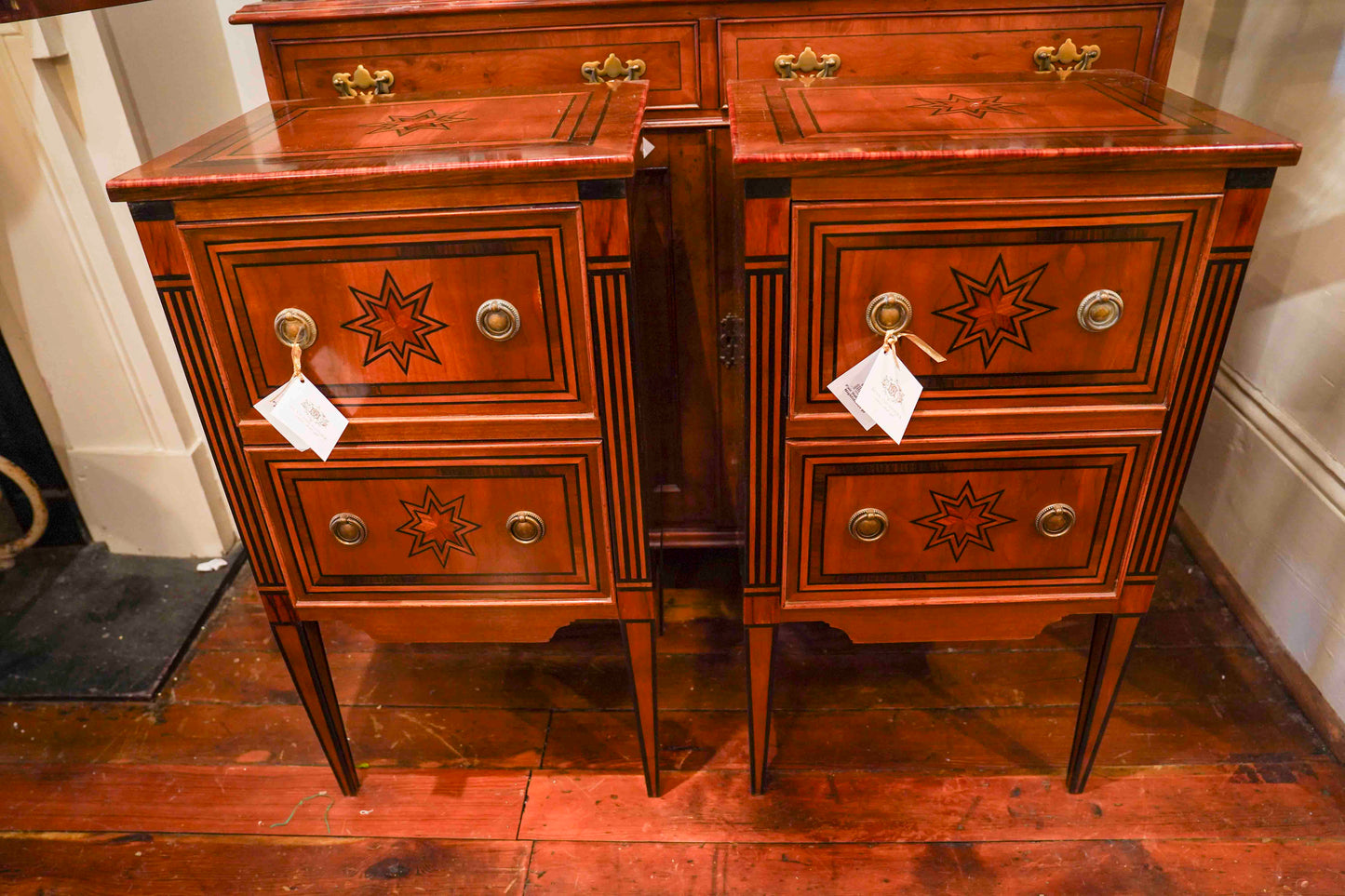 19th Century Italian Nightstands Pair