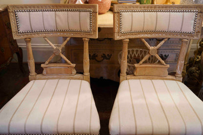 Directoire Style Chairs Pair