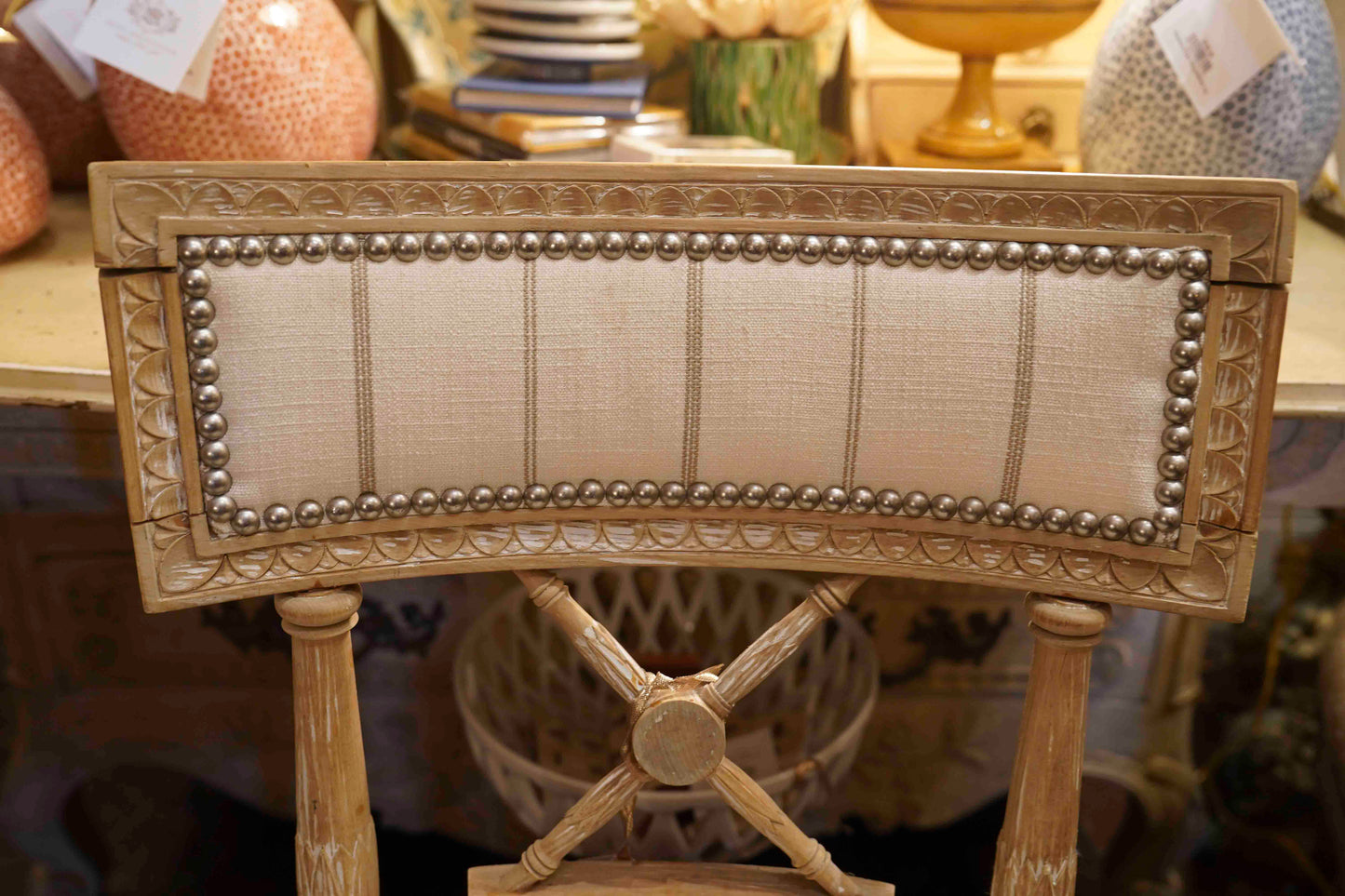 Directoire Style Chairs Pair
