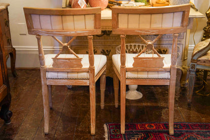 Directoire Style Chairs Pair