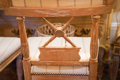 Directoire Style Chairs Pair