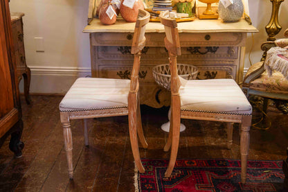 Directoire Style Chairs Pair