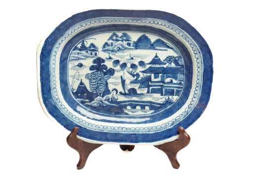 Cantom Blue and White Platter