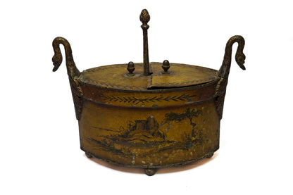 Antique Tole Egg Server