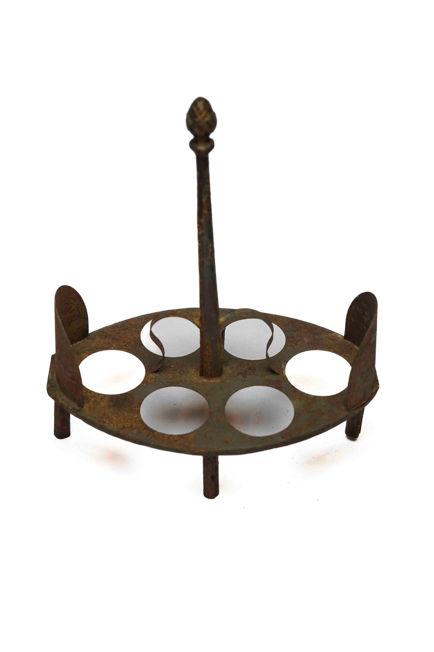 Antique Tole Egg Server