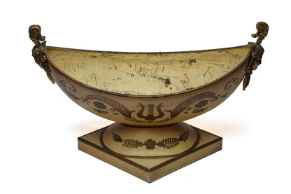 French Tole Plantar Hand Painted