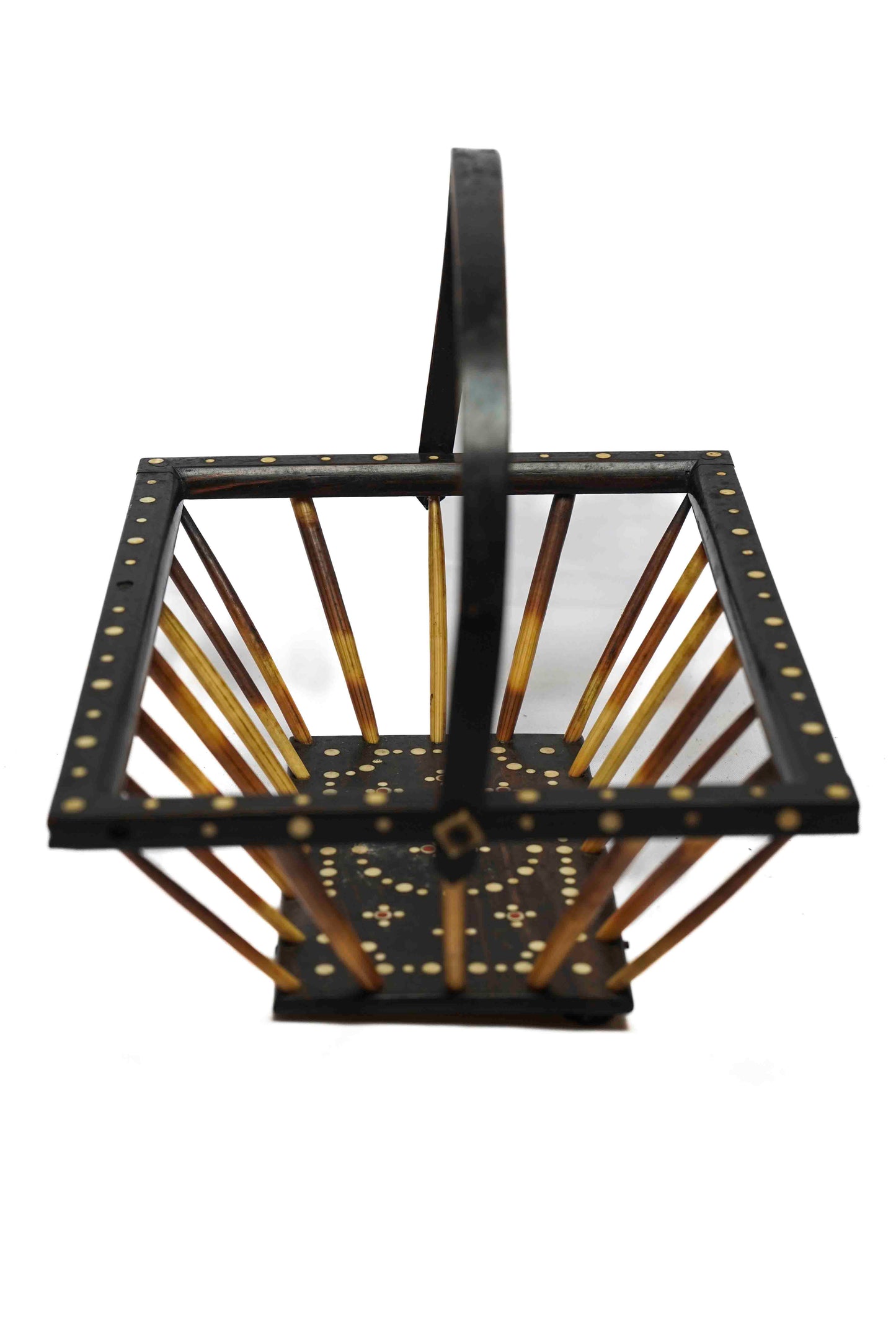 Anglo Indian Porcupine Quill Basket