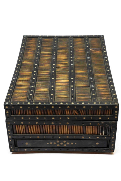 Quill Box with Ivory Inlay
