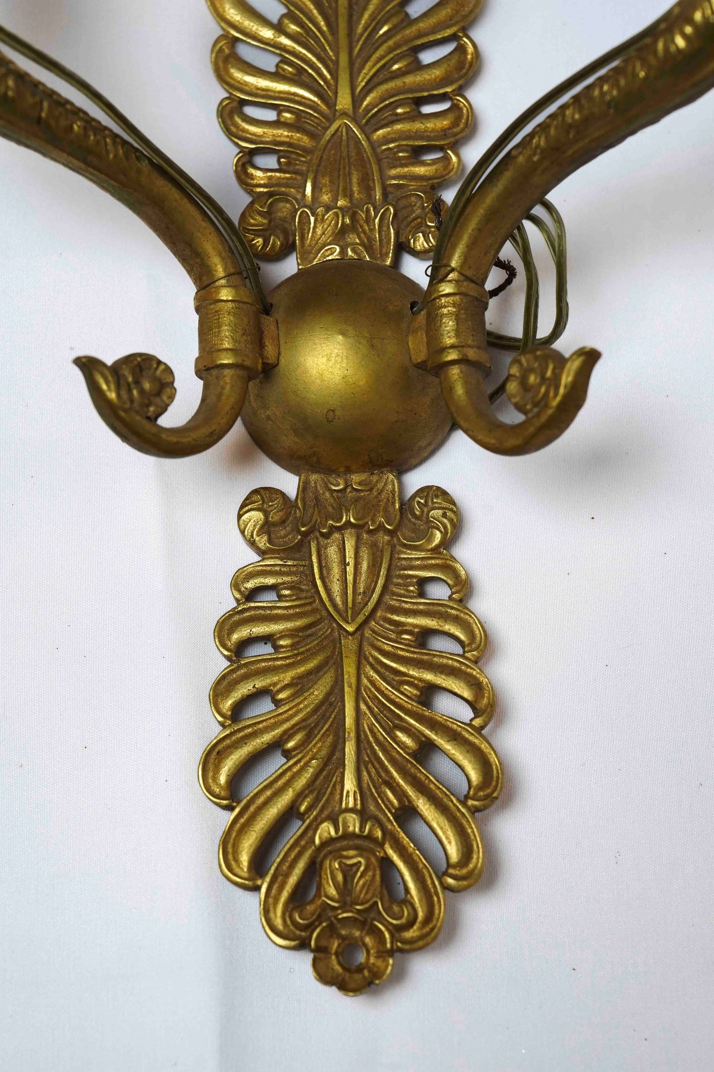 Antique Empire Sconces Pair