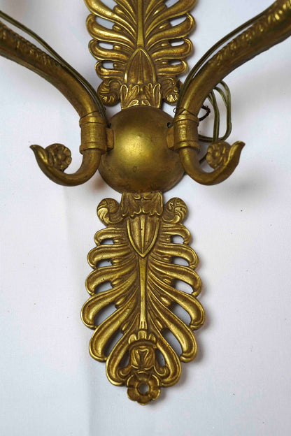 Antique Empire Sconces Pair