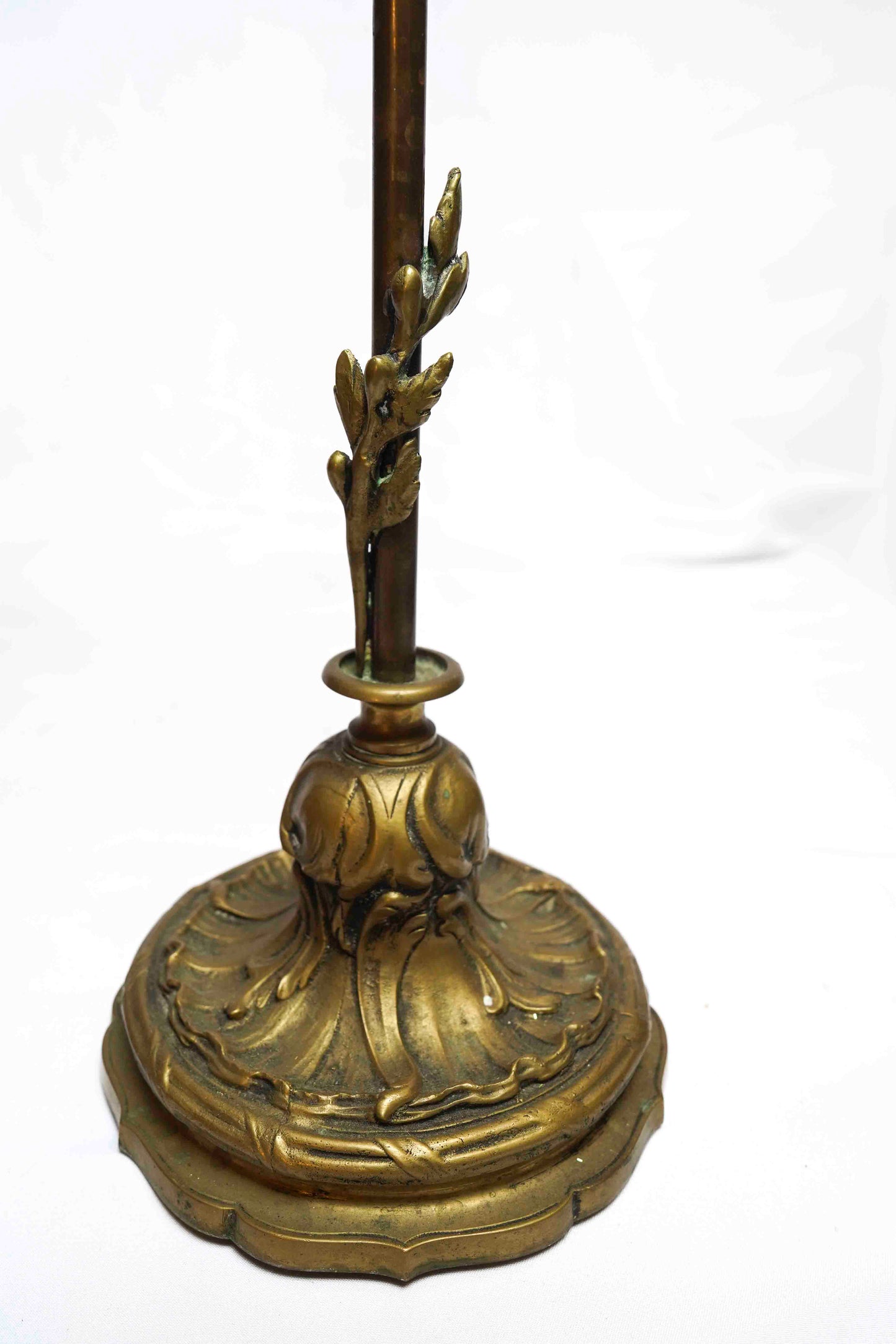 Bronze Adjustable Candlesticks Pair