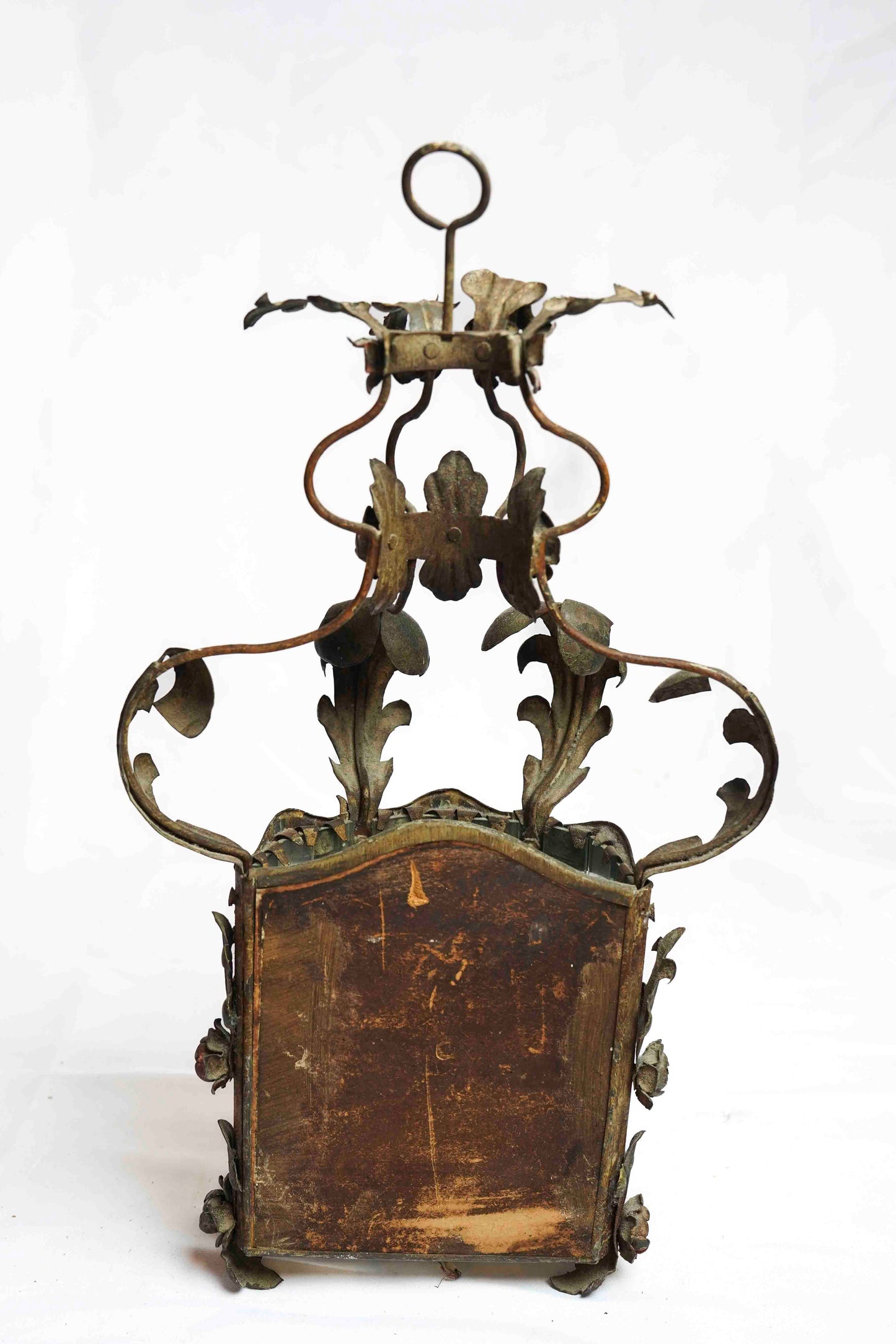 Italian Tole Carriage Lights Pair