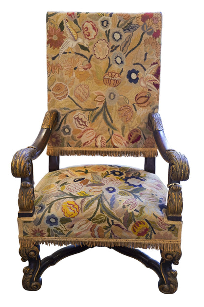 Continental Carved Chair