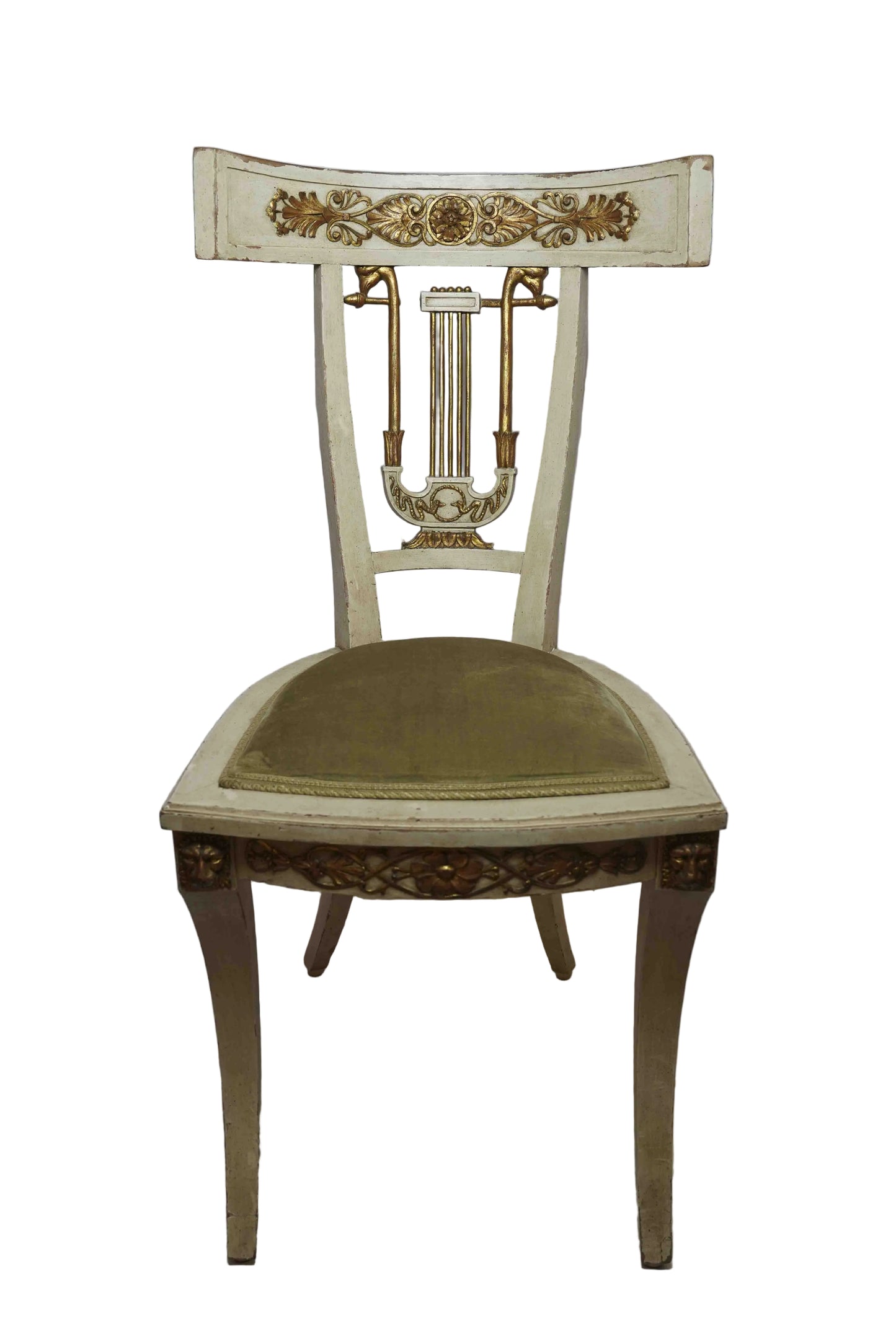 Italian Painted Klismos Chairs (Set of 4)