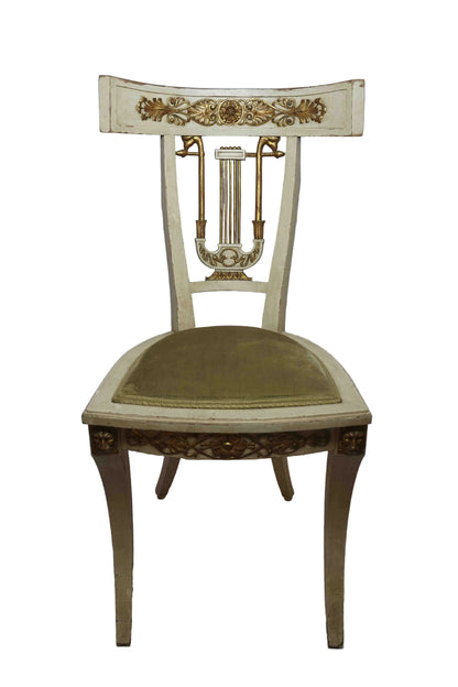 Italian Painted Klismos Chairs (Set of 4)