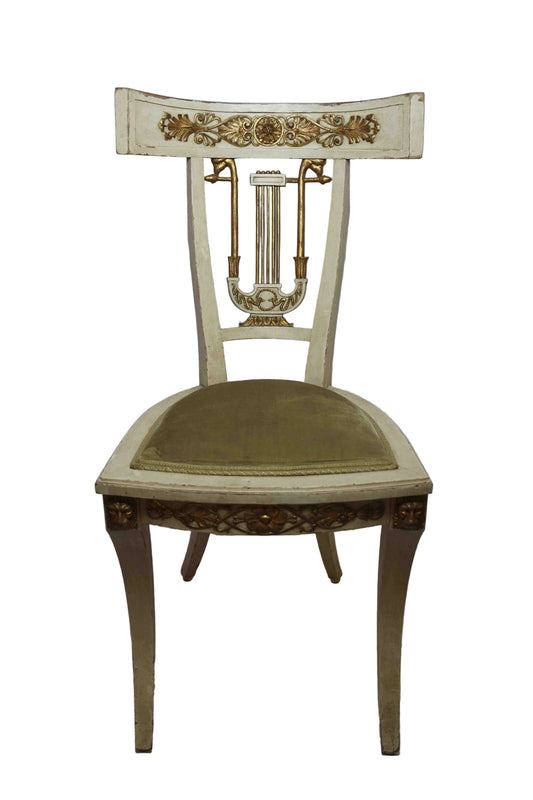Italian Painted Klismos Chairs (Set of 4)