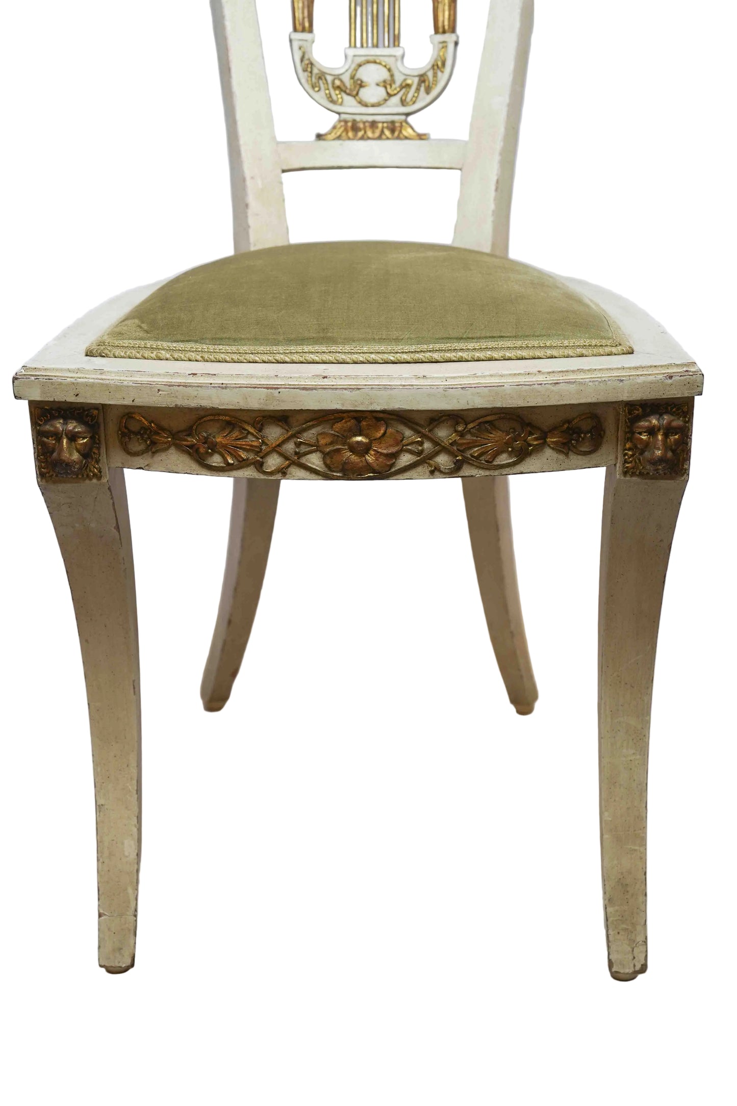 Italian Painted Klismos Chairs (Set of 4)