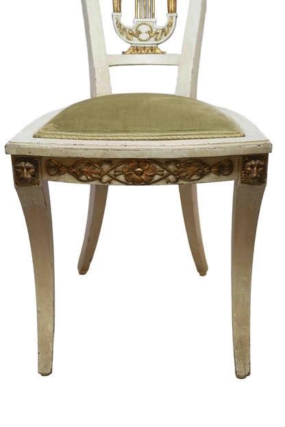 Italian Painted Klismos Chairs (Set of 4)