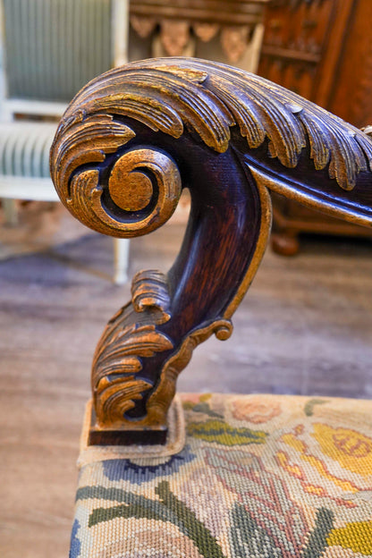 Continental Carved Chair