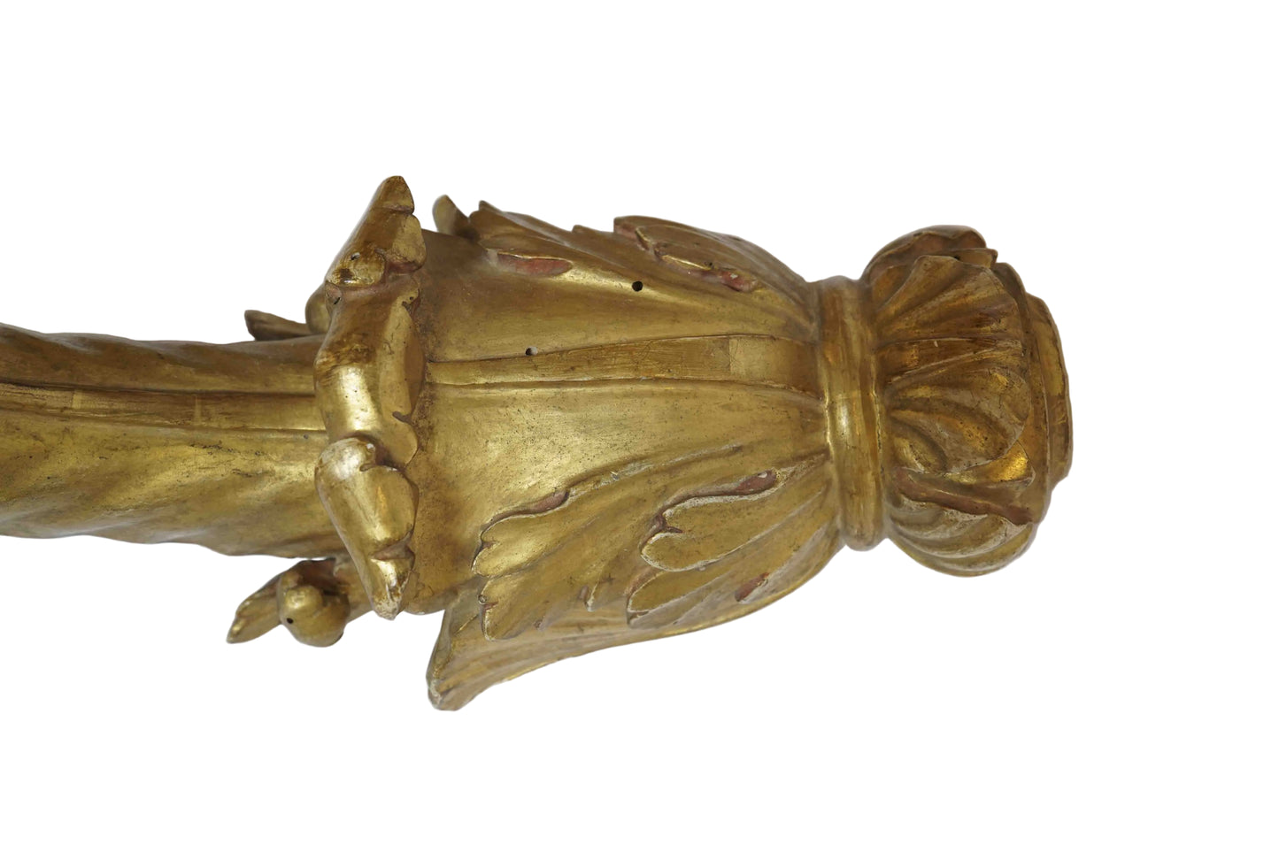 Italian Giltwood Cornucopia Arm Sconces Pair