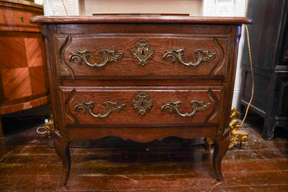 18th Century Louis XV Oak Commode