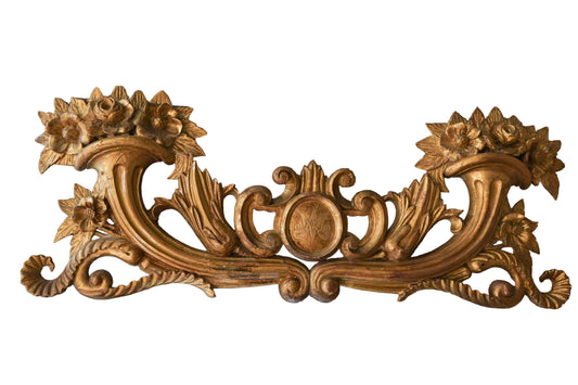 19th Century French Carved Giltwood Appliqué
