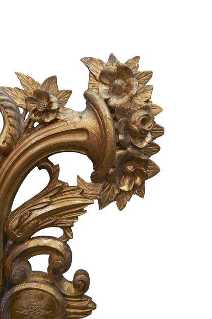 19th Century French Carved Giltwood Appliqué