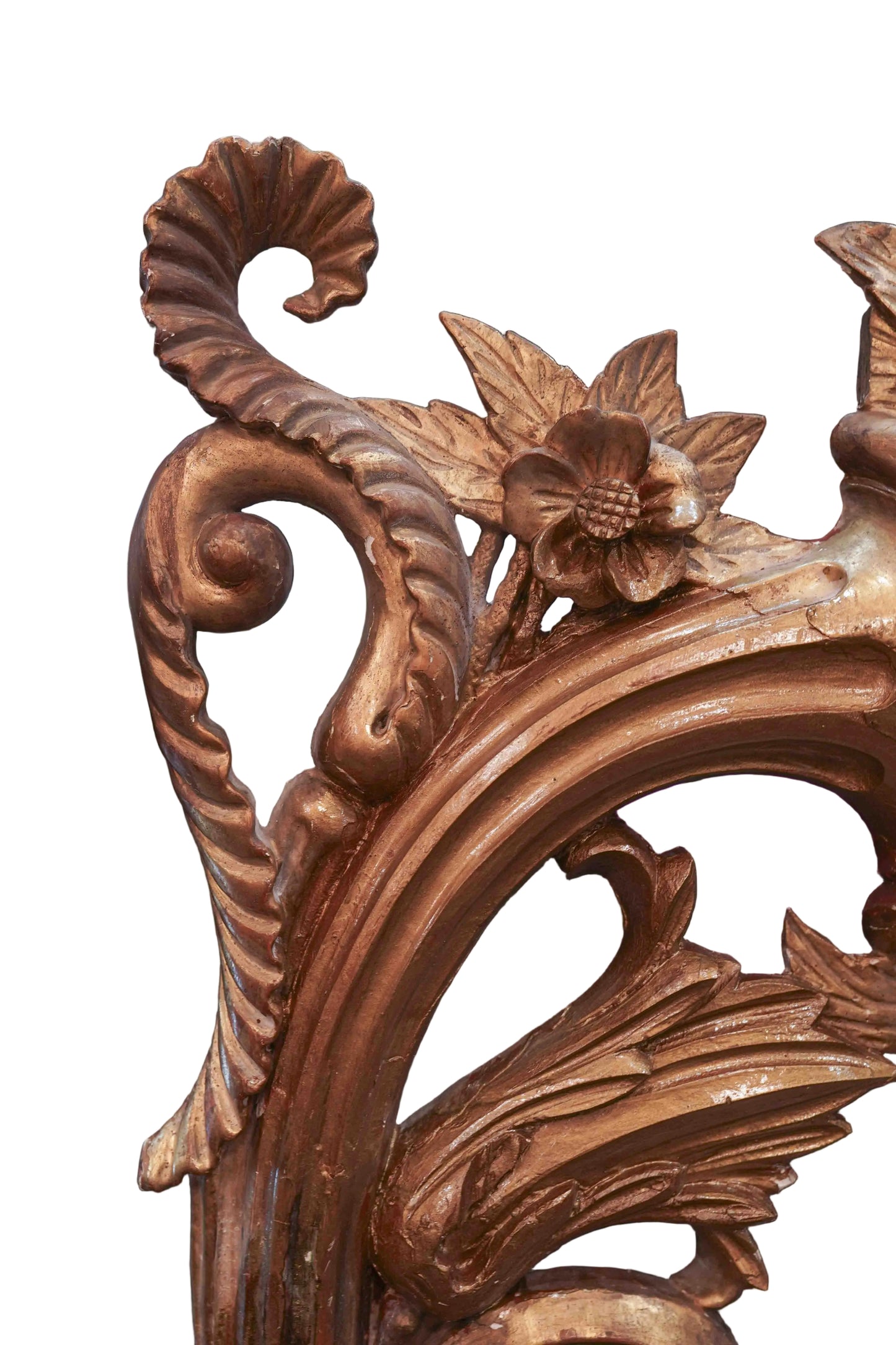 19th Century French Carved Giltwood Appliqué