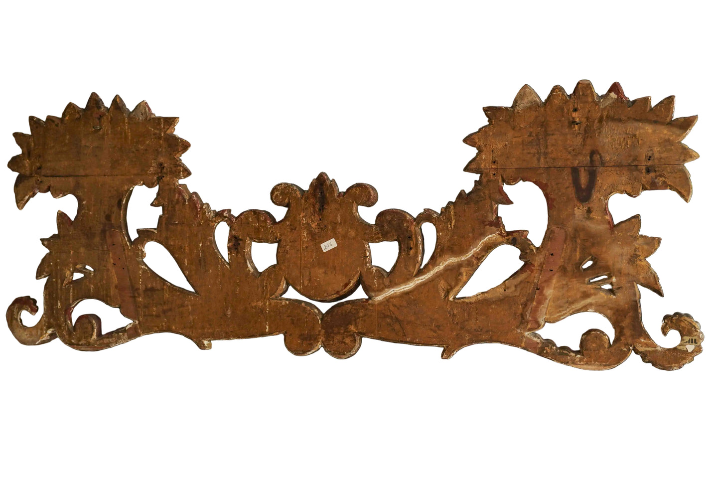 19th Century French Carved Giltwood Appliqué