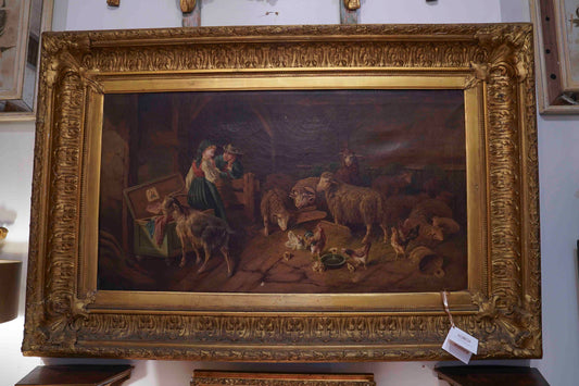 19th Century Bucolic Genre Painting