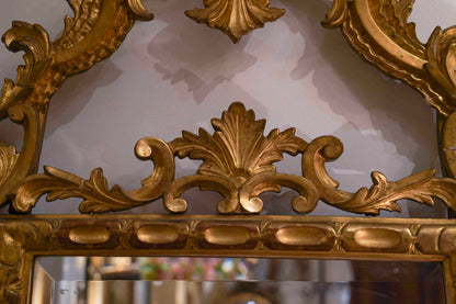 19th Century Italian Water Gilt Mirror