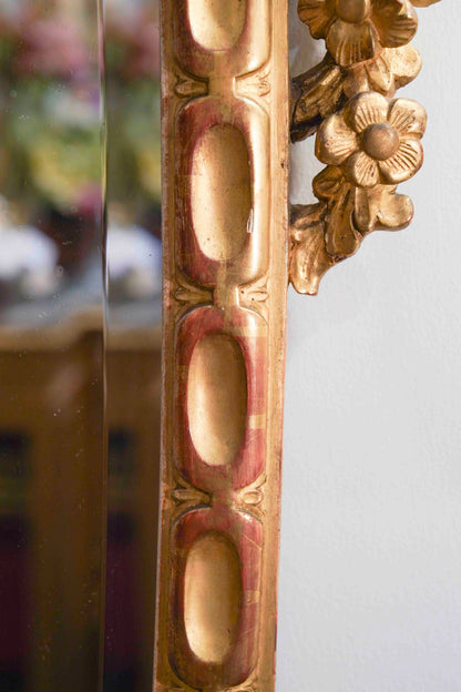 19th Century Italian Water Gilt Mirror