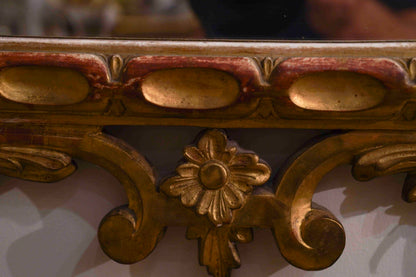 19th Century Italian Water Gilt Mirror