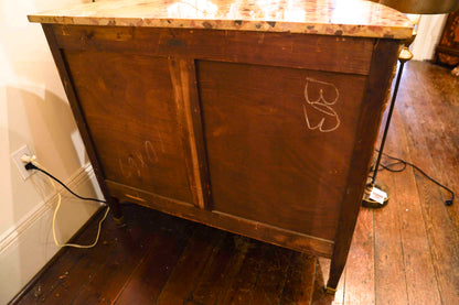 Louis XVI Inlaid Demilune Commode